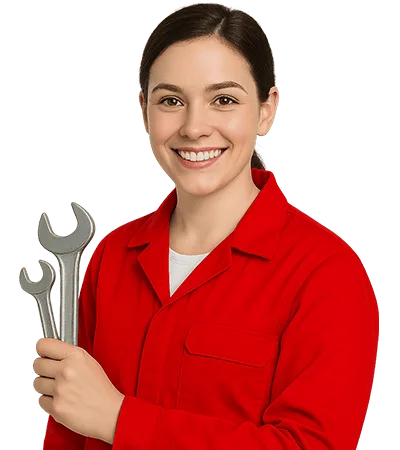Certified mechanic ready for auto repair