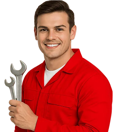 Auto service specialist in workshop